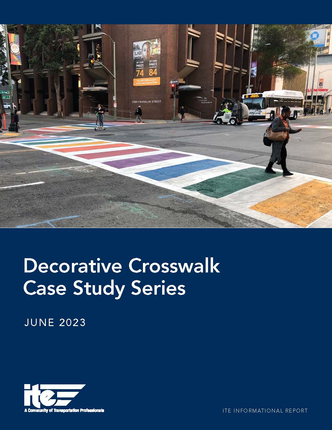 Decorative Crosswalk Case Studies-ITE Informational Report